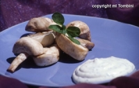 Recettes de cuisine : Champignon sauce ail et fines herbes