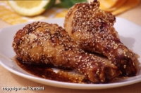 Recettes de cuisine : Pilon de poulet aux sésames