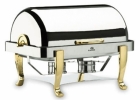 Chafing dish roll top pieds laiton