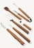 Set barbecue manche bois Set barbecue manche bois