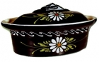 Terrine à baeckeoffe décorée marguerites 87