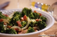Recettes de cuisine : Brocolis aux lardons