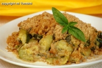Recettes de cuisine : Crumble aux courgettes