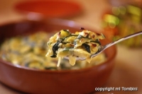 Recettes de cuisine : Gratin de courgettes au chèvre