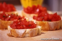 Recettes de cuisine : Bruschetta aux tomates