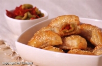 Recettes de cuisine : Chaussons aux olives et au chorizo