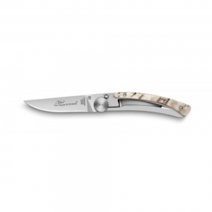 140x140 - Couteau de poche Manche Corne de Bélier Liner Lock Le Thiers Claude Dozorme
