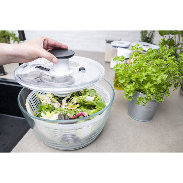 Oxo Good Grips - Essoreuse à Salade 26 cm 4,6 L - Les Secrets du Chef