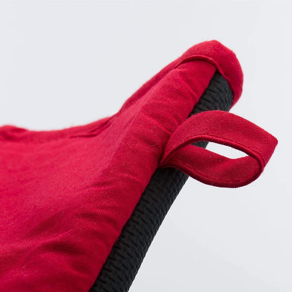 Gants de four DEIK, gants de four résistants à la chaleur, gants de four en  silicone extra longs, gants de cuisson antidérapants pour la cuisine, la  pâtisserie, le barbecue, le camping, les