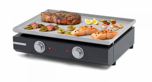Plancha Pro inox 2 zones QPL1230 Riviera & Bar