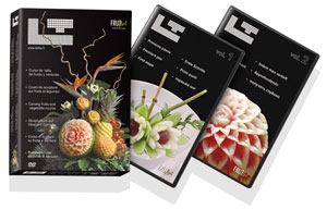 Cours de sculpture sur fruits et légumes (2 DVD)