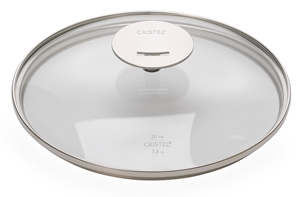 Couvercle verre platine Cristel