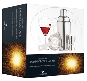 Set shaker à cocktail 3 pièces