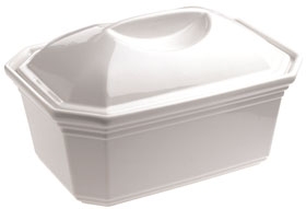 Terrine porcelaine rectangulaire
