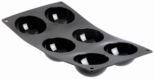 Moule souple demi-sphère