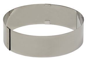 Cercle à gâteau extensible