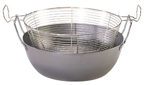 Friteuse traditionnelle avec bassine inox 20 cm Artame 