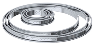 140x67 - Cercle à tarte perforé De Buyer