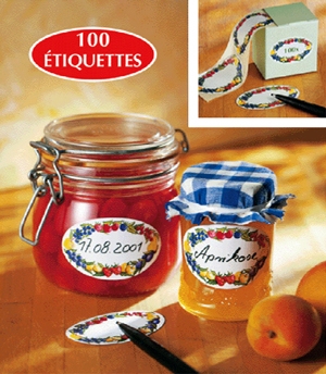 Etiquettes pots de confiture