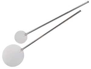 Pelle à pizza ronde inox
