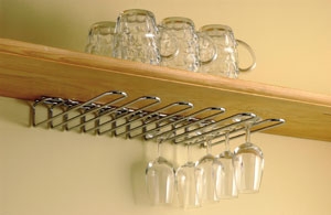 Rack à verres fixation mixte