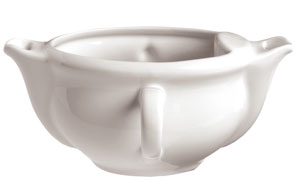 Saucière porcelaine gras maigre