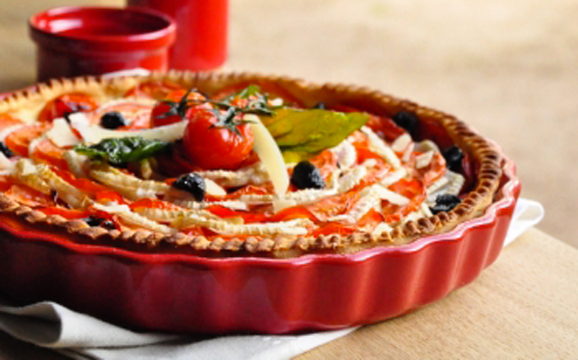 Moule à Tarte Emile Henry Grand Cru – 23 Cm – Céramique Rouge – Neuf