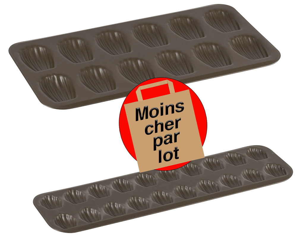 Plaque silicone Moul'Flex Pro De Buyer Madeleines