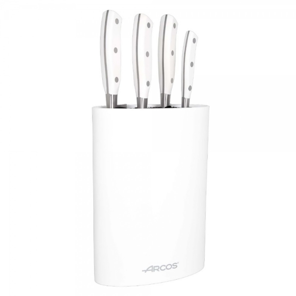 Bloc Couteaux 4 pcs Riviera Blanc Arcos