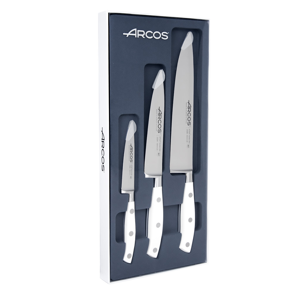 Coffret Couteaux Cuisine Riviera Blanc Arcos