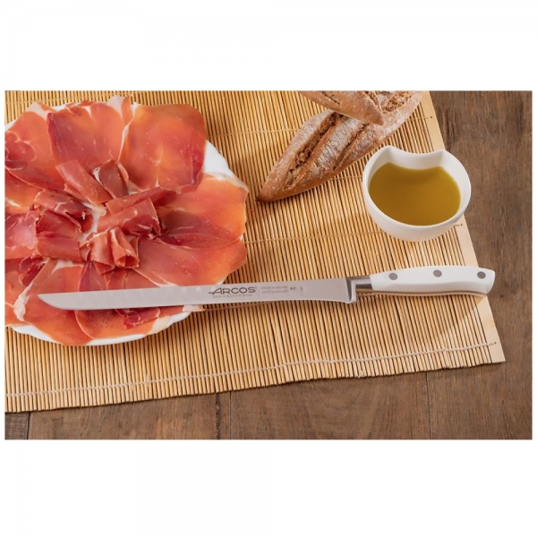 Couteau à Jambon Riviera Blanc Arcos