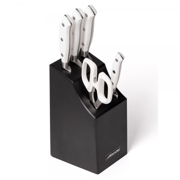 Set de Cuisine 4 pcs + ciseaux Riviera Blanc Arcos