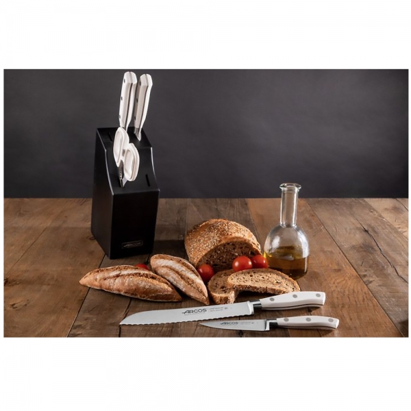 Set de Cuisine 4 pcs + ciseaux Riviera Blanc Arcos