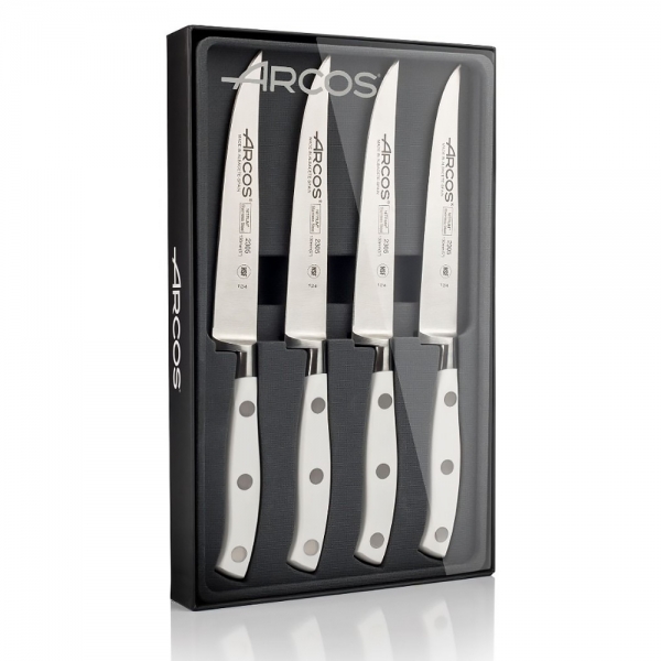 Set Couteaux à steak Riviera Blanc Arcos
