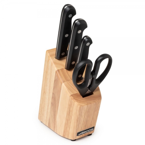 Bloc Couteaux 3 pcs + ciseaux Universal Arcos