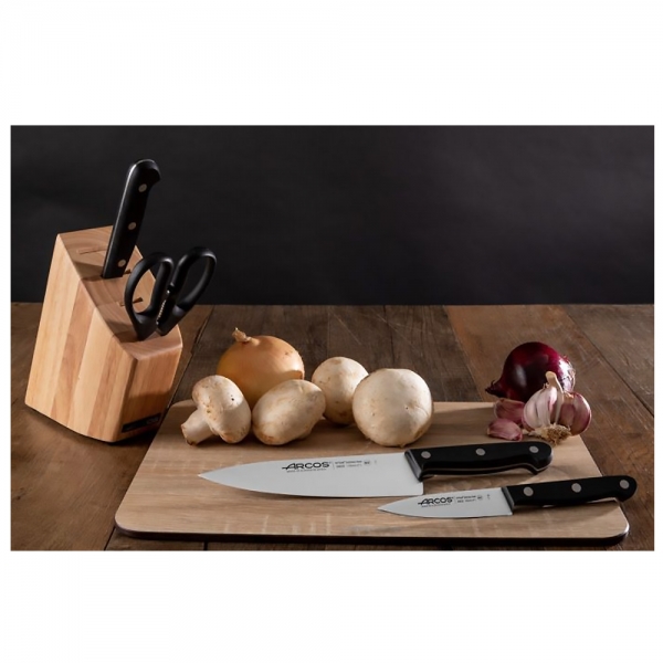 Bloc Couteaux 3 pcs + ciseaux Universal Arcos