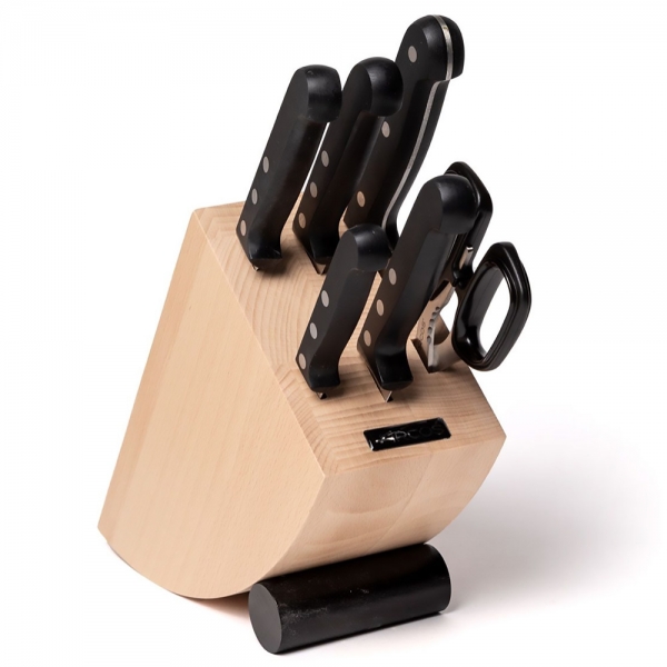 Bloc Couteaux 5 pcs + ciseaux Universal Arcos