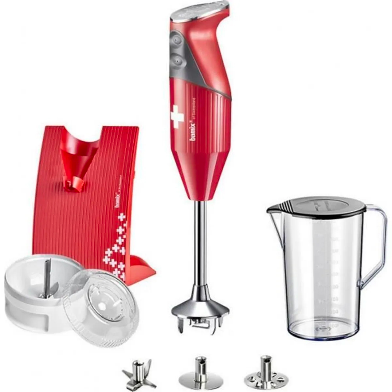 Mixeur plongeant Bamix Swissline 200 W rouge