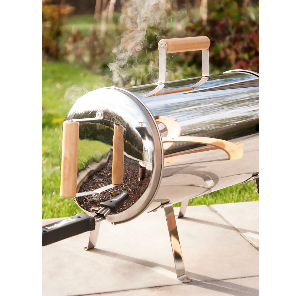 Poêle en fonte + dessous de plat bambou pour barbecue Barbecook