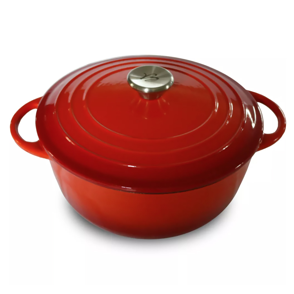 Cocotte en fonte ronde CHASSEUR 18 cm rouge rubis