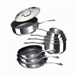 Sauteuse inox et couvercle verre Cicla 28 cm Beka 