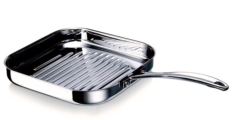 Poêle grill inox Beka chef