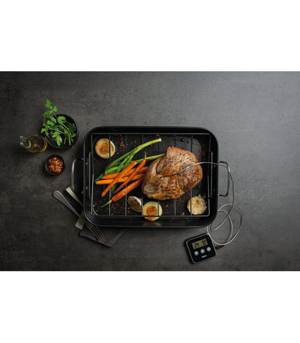 Thermomètre de cuisine avec minuteur de cuisson : Chez Rentreediscount  Loisirs créatifs