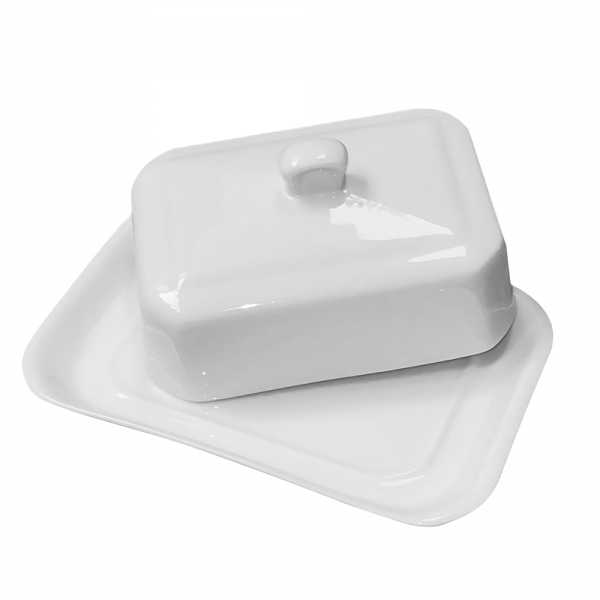 Beurrier Porcelaine Blanche