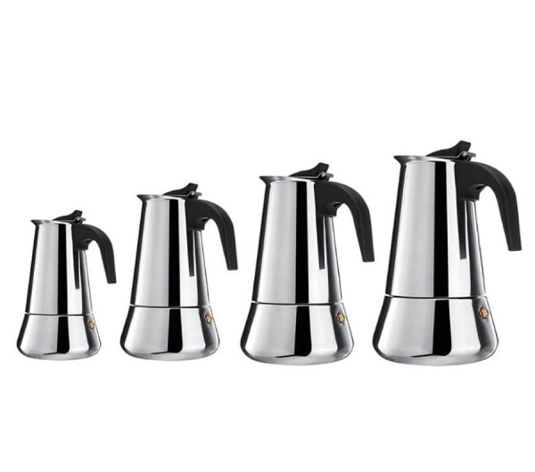 Cafetière italienne inox induction