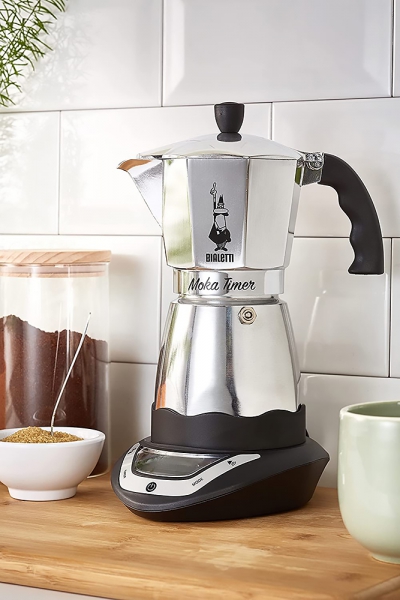 Cafetière Italienne Electrique Moka Timer Bialetti