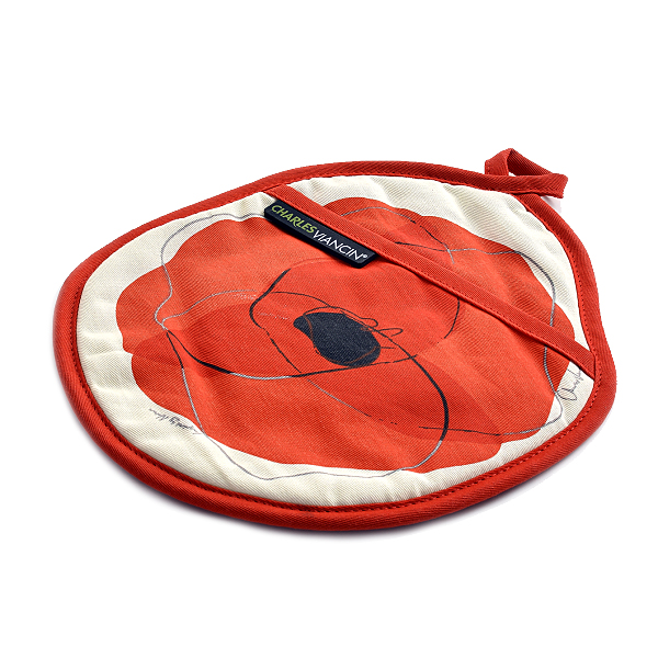 Manique tissu / silicone Coquelicot Charles Viancin