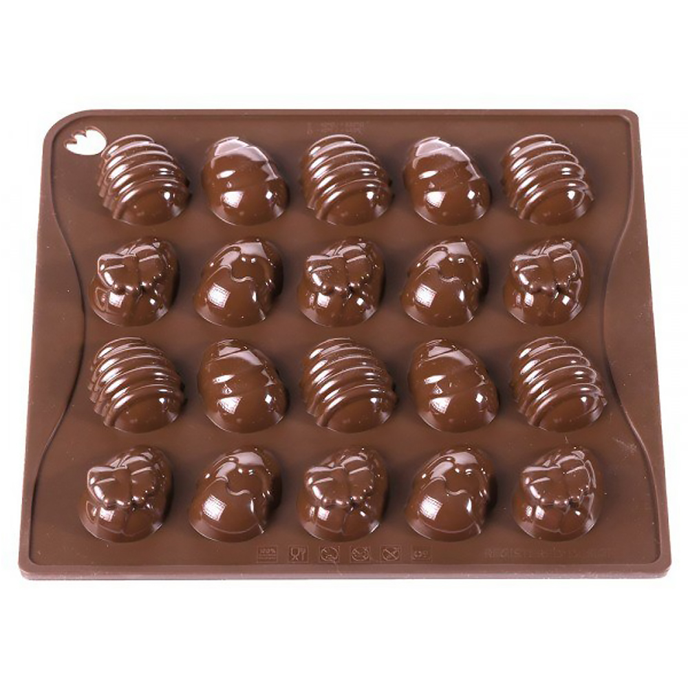 Moule Chocolat Silicone Choco-Ice Ovette Pavonidea