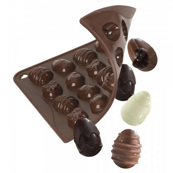 Moule Chocolat Silicone Choco-Ice Ovette Pavonidea