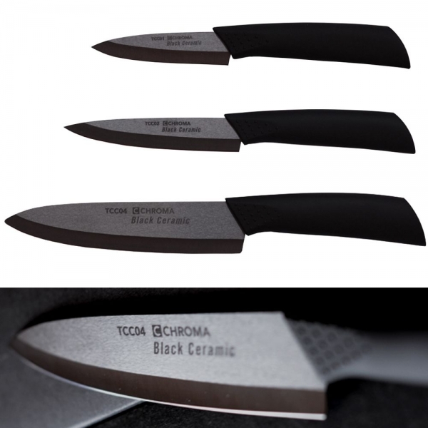 Lot 3 couteaux céramique Top Cook Chroma